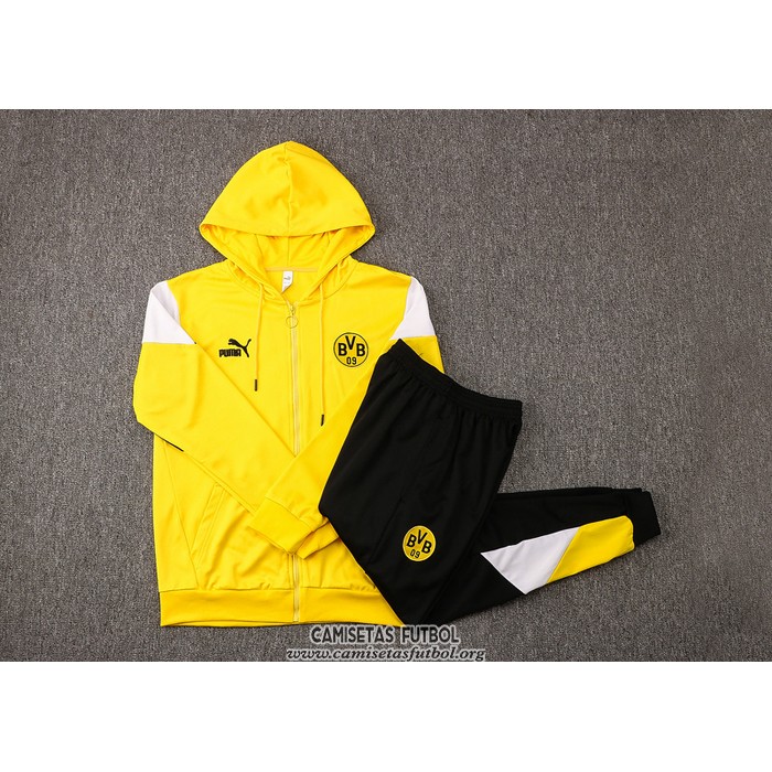 Chandal con Capucha del Borussia Dortmund 2021/2022 Amarillo